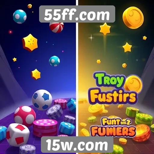 Comparativo de jogos disponíveis no 55ff.com