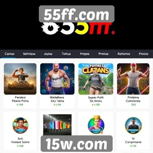 Exploração das ofertas de jogos em 55ff.com